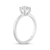Thumbnail Image 1 of Lab-Created Diamonds by KAY Oval-Cut Solitaire Engagement Ring 3/4 ct tw 14K White Gold (F/SI2)