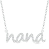 Thumbnail Image 0 of Diamond "Nana" Necklace 1/10 ct tw Sterling Silver 18"
