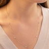 Thumbnail Image 1 of Diamond-Cut Disc Station Necklace 10K Yellow Gold 20"