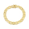 Thumbnail Image 0 of Solid Mariner Chain Bracelet 10.1mm 10K Yellow Gold 8.5"