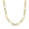 Thumbnail Image 0 of Hollow Figaro Chain Necklace 10K Yellow Gold 24"