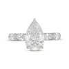 Thumbnail Image 2 of Neil Lane Artistry Pear-Shaped Lab-Created Diamond Engagement Ring 4-1/4 ct tw 14K White Gold