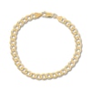 Thumbnail Image 0 of Solid Curb Chain Bracelet 6.7mm 14K Yellow Gold 8.5"