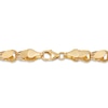 Thumbnail Image 2 of Polished Oval Link Bracelet 10K Yellow Gold 7.5"