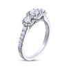 Thumbnail Image 1 of Memories Moments Magic Round-Cut Diamond Three-Stone Engagement Ring 1/2 ct tw 14K White Gold