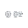 Thumbnail Image 0 of Lab-Created Diamonds by KAY Halo Stud Earrings 1/2 ct tw 14K White Gold (F/SI2)
