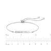 Thumbnail Image 2 of Your Own Handwriting Bar Bracelet Sterling Silver 9.5"