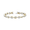 Thumbnail Image 0 of Love Ignited Diamond Flame Link Bracelet 3/4 ct tw 10K Two-Tone Gold 7"