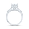 Thumbnail Image 2 of Monique Lhuillier Bliss Princess-Cut Lab-Created Diamond Engagement Ring 1-7/8 ct tw 18K White Gold