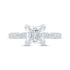 Thumbnail Image 3 of Monique Lhuillier Bliss Princess-Cut Lab-Created Diamond Engagement Ring 1-7/8 ct tw 18K White Gold