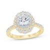Thumbnail Image 0 of Monique Lhuillier Bliss Round-Cut Lab-Created Diamond Engagement Ring 1-7/8 ct tw 18K Two-Tone Gold