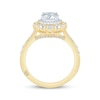 Thumbnail Image 2 of Monique Lhuillier Bliss Round-Cut Lab-Created Diamond Engagement Ring 1-7/8 ct tw 18K Two-Tone Gold
