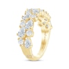 Thumbnail Image 1 of Monique Lhuillier Bliss Pear-Shaped & Round-Cut Lab-Created Diamond Anniversary Ring 2 ct tw 18K Yellow Gold