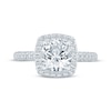 Thumbnail Image 3 of Monique Lhuillier Bliss Round-Cut Lab-Created Diamond Engagement Ring 2-1/8 ct tw 18K White Gold