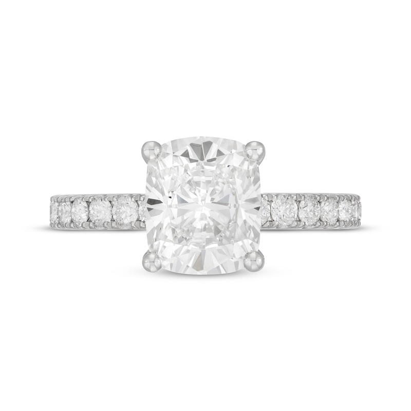 Neil Lane Artistry Cushion-Cut Lab-Created Diamond Engagement Ring 3-5/8 ct tw 14K White Gold