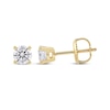 Thumbnail Image 2 of Lab-Created Diamonds by KAY Round-cut Solitaire Stud Earrings 1/2 ct tw 14K Yellow Gold (F/SI2)