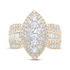 Thumbnail Image 2 of Baguette & Round-Cut Multi-Diamond Center Engagement Ring 2-1/4 ct tw 14K Yellow Gold