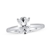 Thumbnail Image 0 of Lab-Created Diamonds by KAY Oval-Cut Solitaire Engagement Ring 1-1/2 ct tw 14K White Gold (F/SI2)