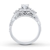 Thumbnail Image 1 of Previously Owned Neil Lane Engagement Ring 1-3/8 ct tw Diamonds 14K White Gold