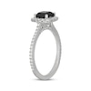 Thumbnail Image 1 of Neil Lane Cushion-Cut Black Diamond & White Diamond Engagement Ring 2 ct tw 14K White Gold