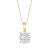 Thumbnail Image 0 of Previously Owned Diamond Necklace 1/4 ct tw 10K Yellow Gold 18"