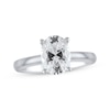 Thumbnail Image 0 of Lab-Created Diamonds by KAY Oval-Cut Solitaire Engagement Ring 2 ct tw 14K White Gold (F/SI2)