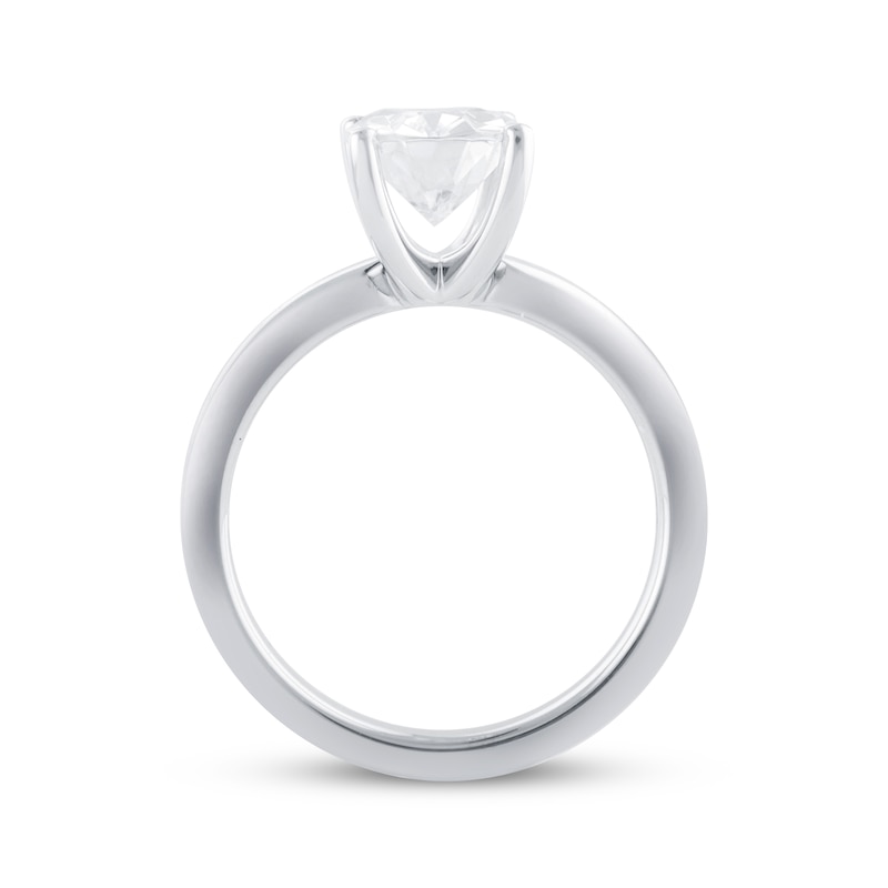 Lab-Created Diamonds by KAY Oval-Cut Solitaire Engagement Ring 2 ct tw 14K White Gold (F/SI2)