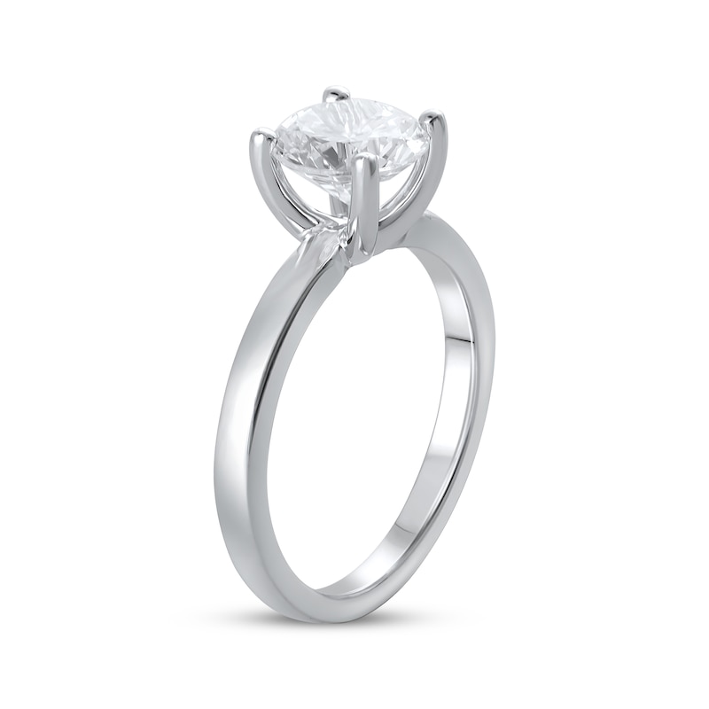 Lab-Created Diamonds by KAY Solitaire Engagement Ring 2 ct tw 14K White Gold (F/SI2)
