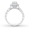 Thumbnail Image 1 of Neil Lane Diamond Engagement Ring 3/4 ct tw Heart & Round-cut 14K White Gold