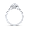 Neil Lane Diamond Engagement Ring 2-1/8 ct tw Pear & Round-cut 14K White Gold