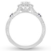 Thumbnail Image 1 of Neil Lane Diamond Cushion & Round-cut Engagement Ring 7/8 ct tw 14K White Gold