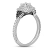 Thumbnail Image 1 of Neil Lane White & Black Diamond Engagement Ring 1-1/8 ct tw Cushion & Round-cut 14K White Gold