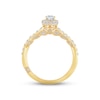 Thumbnail Image 3 of Monique Lhuillier Bliss Diamond Engagement Ring 1 ct tw Oval & Round-cut 18K Yellow Gold