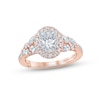 Thumbnail Image 0 of Monique Lhuillier Bliss Diamond Engagement Ring 1-1/4 ct tw Oval, Round & Marquise-cut 18K Two-Tone Gold