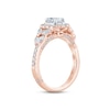 Thumbnail Image 1 of Monique Lhuillier Bliss Diamond Engagement Ring 1-1/4 ct tw Oval, Round & Marquise-cut 18K Two-Tone Gold