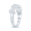 Thumbnail Image 1 of Monique Lhuillier Bliss Pear-Shaped Lab-Created Diamond Anniversary Ring 1 ct tw 18K White Gold
