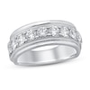 Thumbnail Image 0 of Men's Diamond Wedding Band 2 ct tw Round-cut 10K White Gold