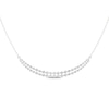 Thumbnail Image 0 of Lab-Created Diamonds by KAY Double Smile Necklace 1 ct tw 14K White Gold 18”