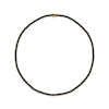Thumbnail Image 0 of Men's Black Diamond Tennis Necklace 5 ct tw 10K Yellow Gold 20"