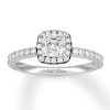 Thumbnail Image 0 of Neil Lane Cushion-cut Diamond Engagement Ring 1-1/4 ct tw 14K White Gold