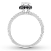 Thumbnail Image 1 of Neil Lane Cushion-cut Diamond Engagement Ring 1-1/4 ct tw 14K White Gold