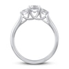 Thumbnail Image 2 of Lab-Created Diamonds by KAY Three-Stone Engagement Ring 1 ct tw 14K White Gold