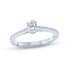 Thumbnail Image 0 of Monique Lhuillier Bliss Diamond Engagement Ring 5/8 ct tw Oval & Round-Cut 18K White Gold