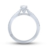 Thumbnail Image 3 of Monique Lhuillier Bliss Diamond Engagement Ring 5/8 ct tw Oval & Round-Cut 18K White Gold