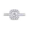 Thumbnail Image 2 of THE LEO Legacy Lab-Created Diamond Princess-Cut Engagement Ring 1-3/8 ct tw 14K White Gold