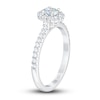 Thumbnail Image 1 of THE LEO First Light Diamond Oval-Cut Engagement Ring 5/8 ct tw 14K White Gold