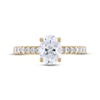 Thumbnail Image 2 of Diamond Engagement Ring 1-1/3 ct tw Oval & Round-cut 14K Yellow Gold