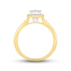 Thumbnail Image 2 of Multi-Diamond Engagement Ring 1/2 ct tw Round-cut 10K Two-Tone Gold