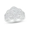 Thumbnail Image 0 of Multi-Diamond Center Bridal Set 1 ct tw Round-cut 10K White Gold