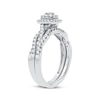 Thumbnail Image 1 of Multi-Diamond Center Bridal Set 1/2 ct tw Round-cut 10K White Gold